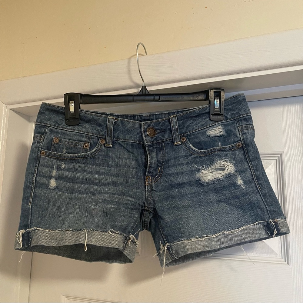 American Eagle Denim Jean Shorts Size 0